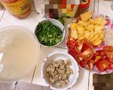 Hình bước làm 1 của món Ngao nấu canh chua