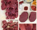 Hình bước làm 1 của món Thịt bò lúc lắc