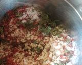 A picture of step 2 of Bedmi puri.