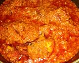 A picture of step 4 of Rice and beans with chicken stew.