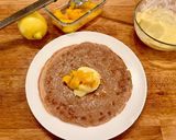 Une image de l'étape 4 de Crêpes à la farine de châtaigne et mangue.