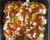A picture of step 8 of Desi Pizza Rice Delight.