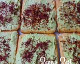 A picture of step 3 of Avocado Microgreens Canapes.
