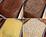 Foto del paso 11 de la receta Bizcocho húmedo de cacao con cobertura de natillas 🍰🍫🍦