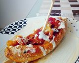 Foto del paso 6 de la receta: Canoas de Plátano Rellenas de Piña, Bocadillo, Queso y Tocineta