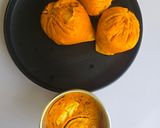 A picture of step 4 of Okpa & Egg (Bambara Nut Pudding): Nigeria's Original Street Food Wrap.