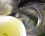 A picture of step 2 of LEMON soda drink 😍.