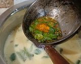 A picture of step 3 of Sattu Atta and Hung Curd Kadhi (satuche peeth aani chakkyachi kadhi).