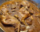Foto del paso 15 de la receta: Conejo en salsa con champiñones.... rico y fácil