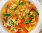 A picture of step 5 of Party Dish/New Year Dish [Silver Fish Tomato Soup].