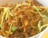 A picture of step 4 of Beef Memoni Khausuey.