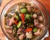 06. Cumi Asin Pete langkah memasak 6 foto