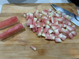 Dulce de cáscara de sandía