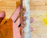 Hình bước làm 2 của món Vào bếp cùng con: bánh tráng cuộn ăn vặt siêu cuốn
