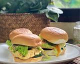Gambar langkah 14 resipi Mini Burger Tofu Patty.