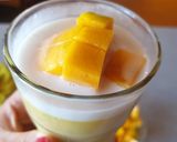 รูปขั้นตอนการทำที่ 6 ของ Pudding Mango Coconut milk 🥭🥭 พุดดิ้งมะม่วงน้ำกะทิ 😋