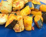 Une image de l'étape 2 de Courgette et artichaut au pesto.