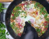 Türkisches Frühstück "Menemen" Rezeptschritt 3 Foto