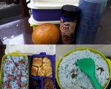 Foto langkah ke 4 dari resep Nasi gurih biru bunga telang.