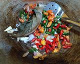 Foto langkah ke 4 dari resep Oseng usus lombok ijo.