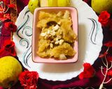 A picture of step 3 of Pears Halwa (Babugosha).