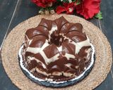 Foto langkah ke 9 dari resep Puding Brownies Marmer.