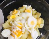 A picture of step 7 of American style Potato Salad 🥗.