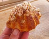 Foto del paso 6 de la receta Croissant de chocolate y almendras con crema de chocolate blanco