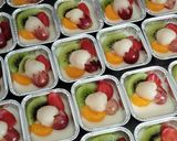 Foto langkah ke 3 dari resep Pudding Buah Cup.
