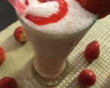 A picture of step 7 of Heavenly Delicious Strawberry Shake.