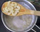 A picture of step 1 of Masala Macaroni.