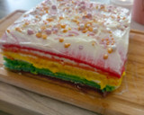 Foto langkah ke 8 dari resep Rainbow Steamed Cake Ny. Liem.