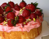 Foto del paso 8 de la receta: Pastel Ángel con crema de queso y fresas