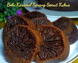 Foto langkah ke 6 dari resep Bolu Karamel Sarang Semut Takaran Sendok No Mixer No Oven.
