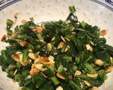 A picture of step 5 of Hot buttered greens.