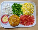 A picture of step 1 of Mexican Bell Peppers.