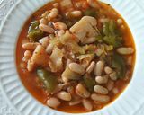 Foto del paso 20 de la receta: Alubias blancas con tomates y repollo, todo orgánico