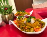 A picture of step 6 of Ragada  Pattice.