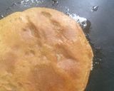 A picture of step 2 of Jowar Atta pancakes with dates coconut sauce.
