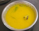 A picture of step 5 of Kacha moong dal(Bengali style).