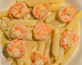 รูปขั้นตอนการทำที่ 7 ของ เพนเน่ครีมซอสกุ้ง