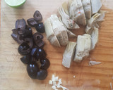 Foto del paso 1 de la receta: Pasta con salsa de atún, aceituna y alcachofa
