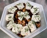 Une image de l'étape 8 de Salade de betteraves rouges au riz jaune, fonds d’artichauts et ricotta.