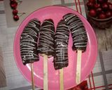 Une image de l'étape 2 de Banane au chocolat.