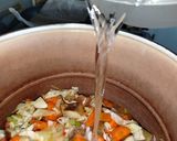 A picture of step 10 of Seafood Soup (Sopa Marinera).