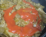 Foto del paso 5 de la receta: Judías verdes revuelto con patatas y huevo