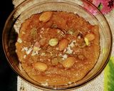 A picture of step 6 of Gandum ke atay ka halwa(wheat flour).