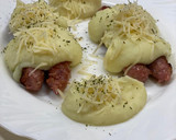 Foto del paso 4 de la receta: Longaniza blanca con puré y queso al Wilson