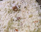 A picture of step 9 of Beef Pulao.