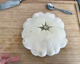 A picture of step 2 of Stuffed patty pan.